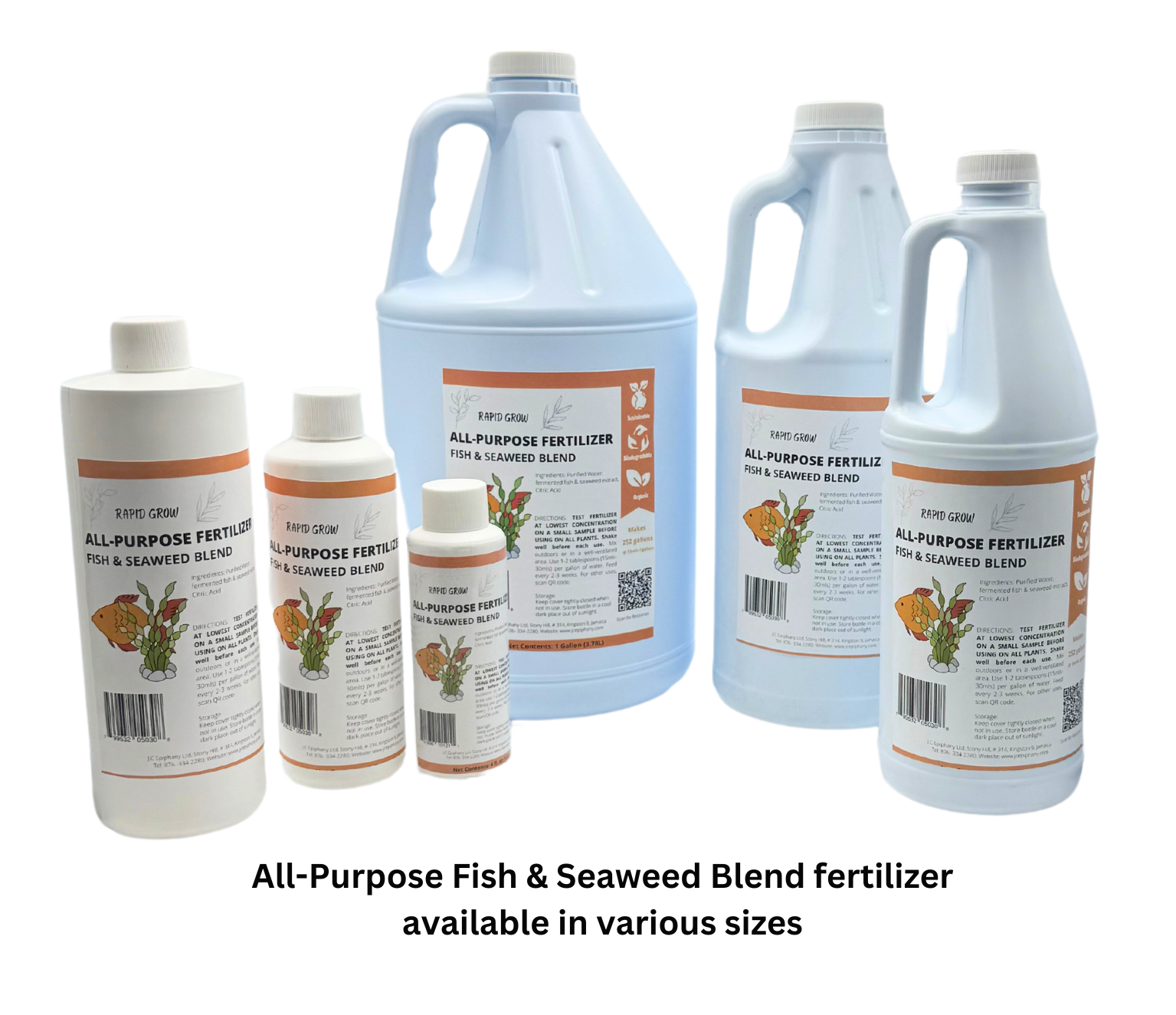 Rapid Grow All-Purpose Fish & Seaweed Blend organic fertilizer
